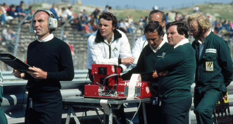 Frank Williams, une volonté et un regard toujours dirigé vers la performance.