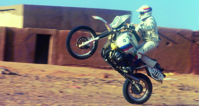 Comme Hubert Auriol, Gaston Rahier a largement contribué à populariser la BMW GS 80.