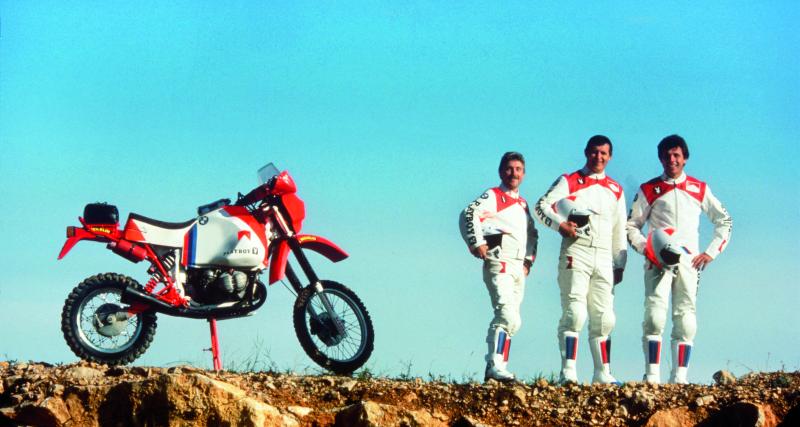 Comme Hubert Auriol, Gaston Rahier a largement contribué à populariser la BMW GS 80.