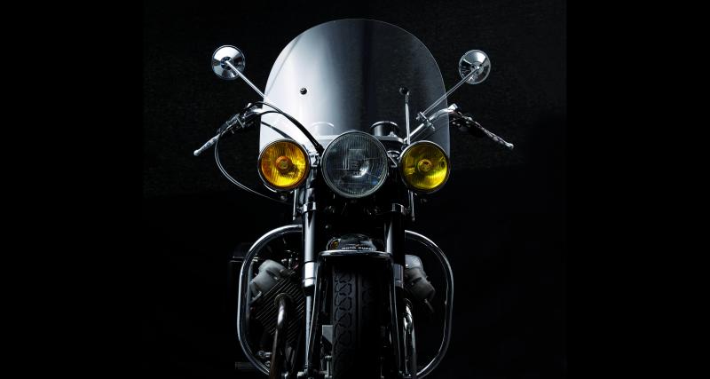 Une vraie beauté, la Moto Guzzi 850 GT d’Albert, après 200 heures de travail.