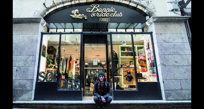 A voir les mines réjouies de Nath et de Vince, tenir un petit commerce Vintage à Bayonne rend heureux !