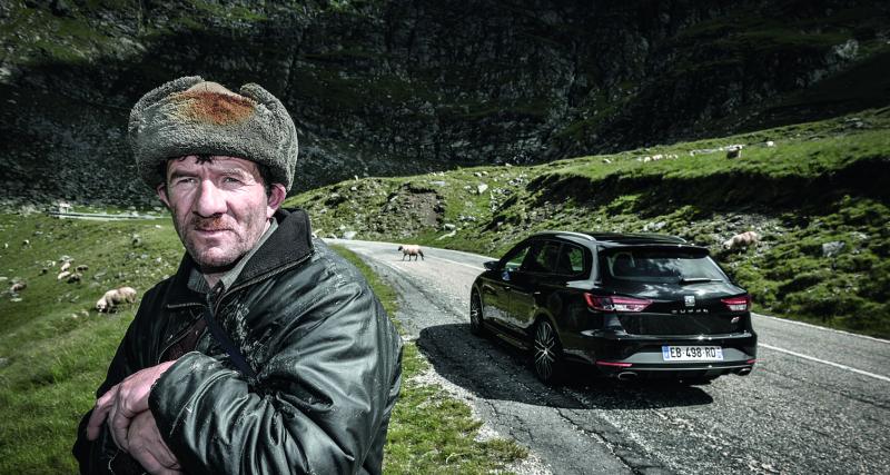 Transfăgărăşan, en Roumanie.