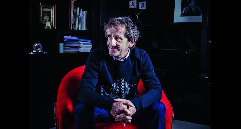 Alain Prost au volant