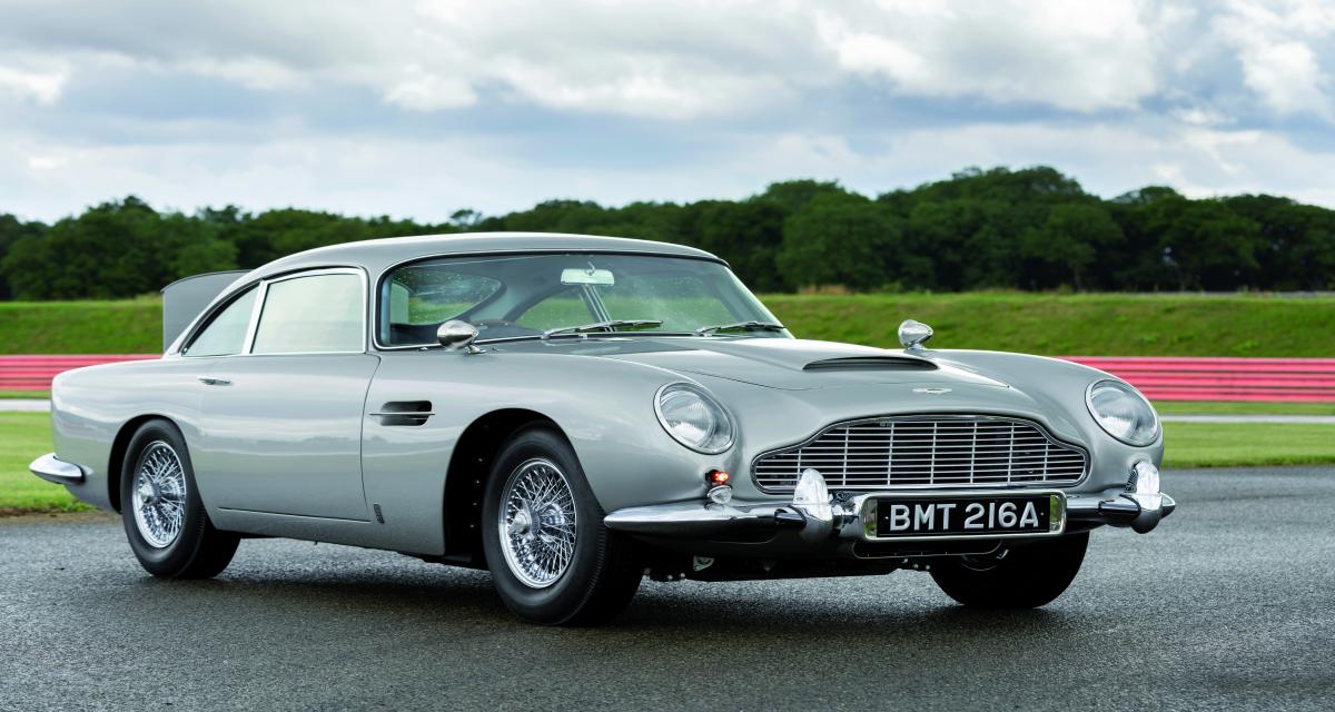 L'Aston Martin DB5 de Pierce Brosnan dans Demain ne meurt jamais