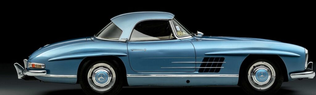 Mercedes-Benz 300 SL - Juan Manuel Fangio : Pot de départ