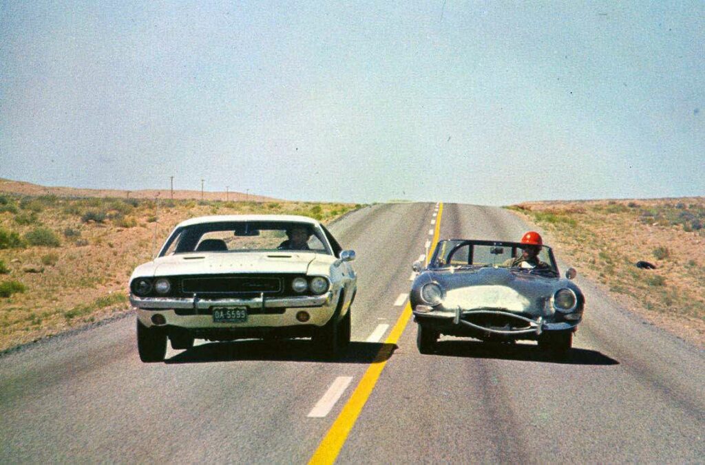 La jaguar type E à l'écran: Fauve qui peut
